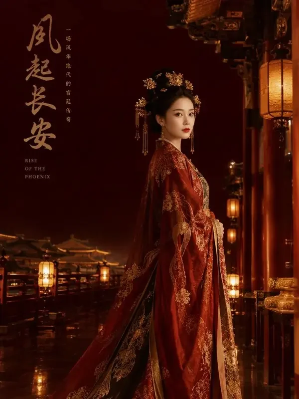 短剧在线观看他在皇朝等我竖屏短剧封面海报