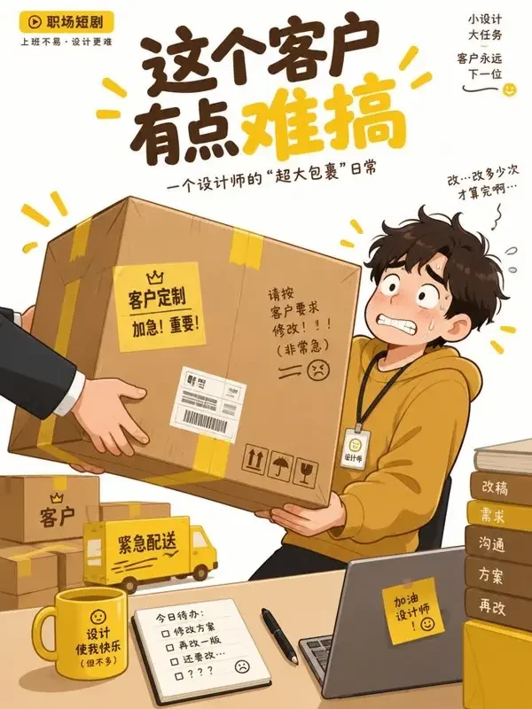 红果短剧《甲方爸爸的快递》封面 - 打工人题材短剧